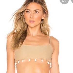 Tularosa Auden bikini top Revolve beige medium
